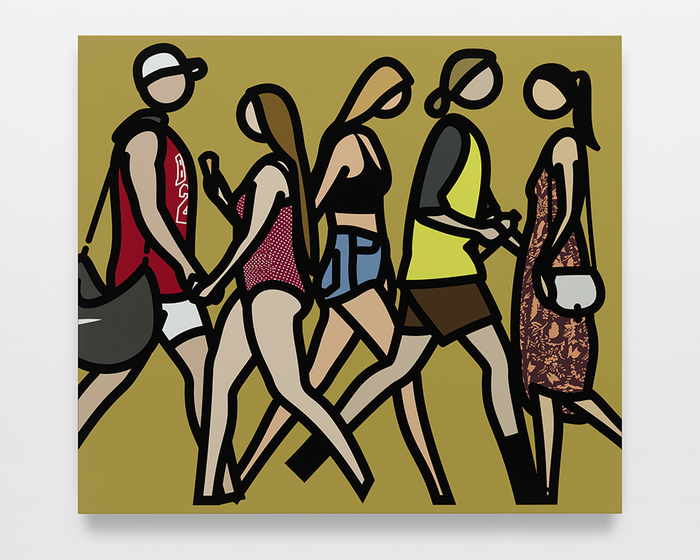 ジュリアンオピー◇ WALKING IN MELBOURNE 1 Julian Opie, Walking in Melbourne (2018) - LYNART STORE